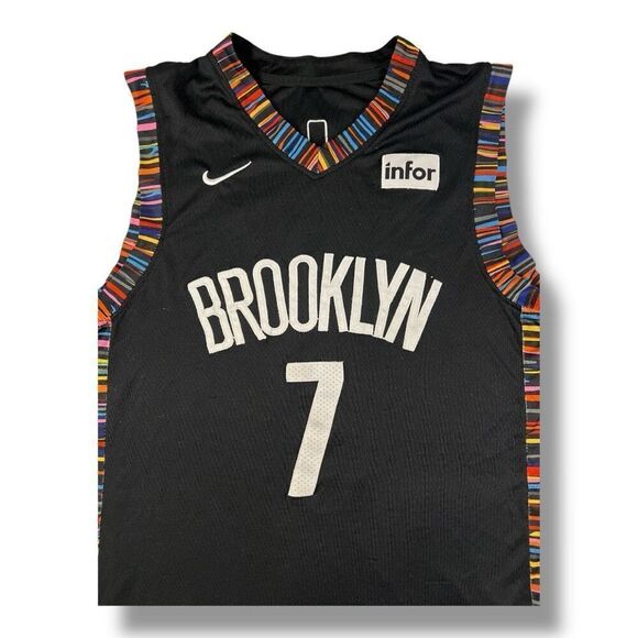 Kevin Durant Brooklyn Nets Nike Biggie Basketball Jersey Swingman 52 Large - Picture 2 of 7